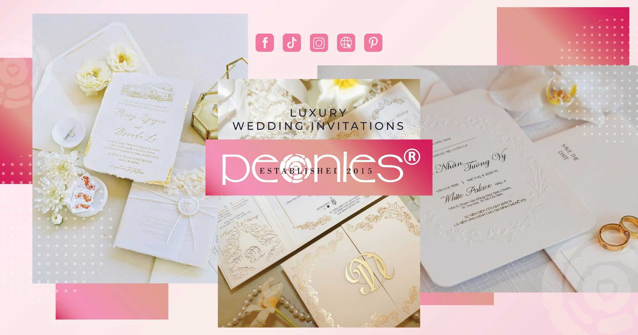 Wedding Invitation Stationery | Melbourne | London | Polka Dot Paper, image size:2560x1344