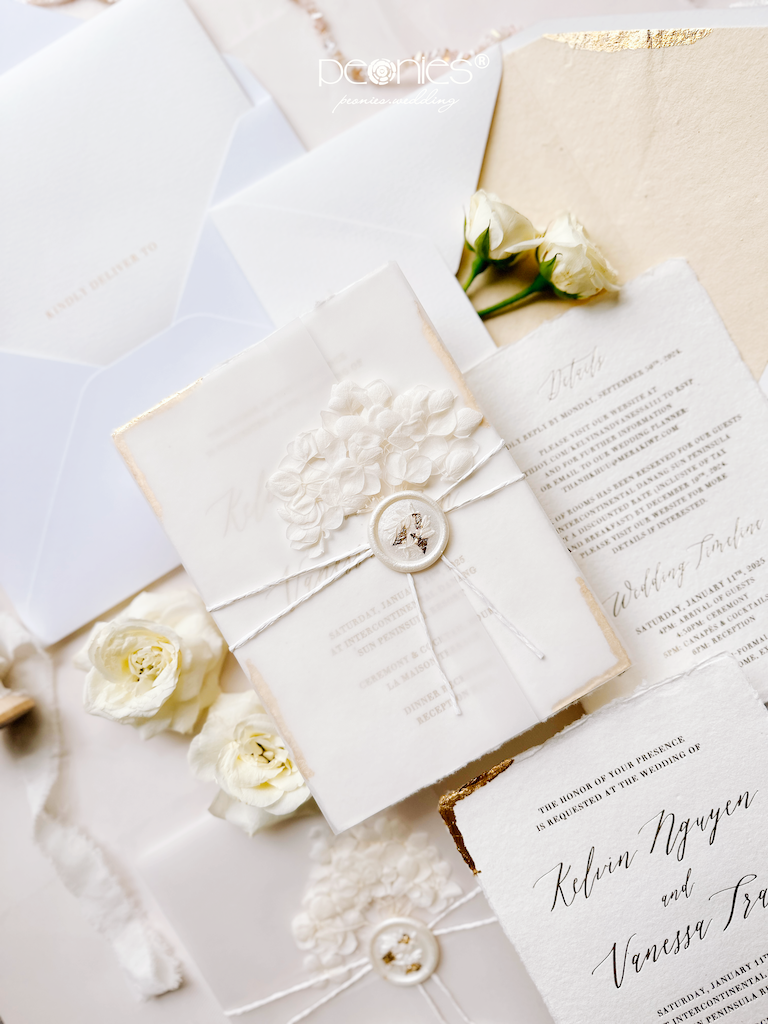 Deckled Edge Wedding Invitations