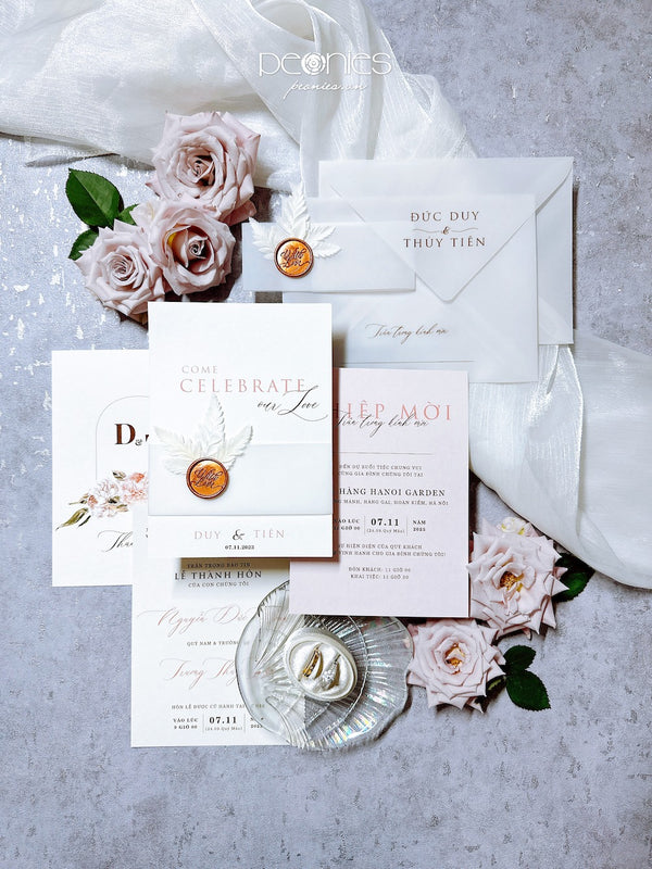 P230945 Elegant Wax Seal Invitation