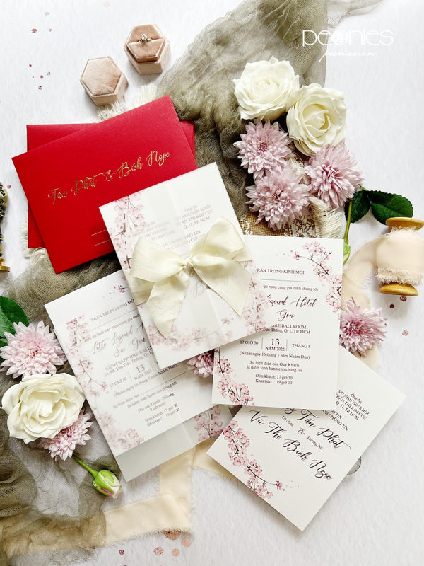 P231264 Cherry Blossom Invitations