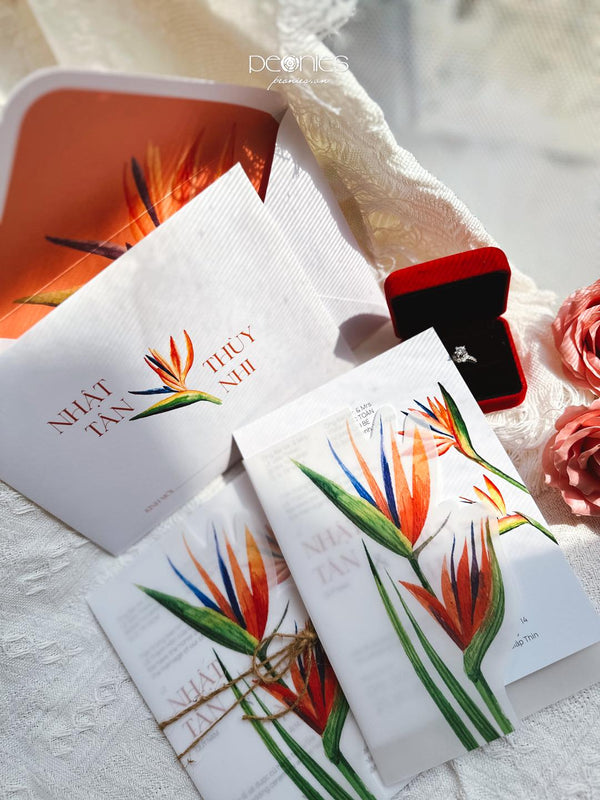 P240173 Bird of Paradise Invitation