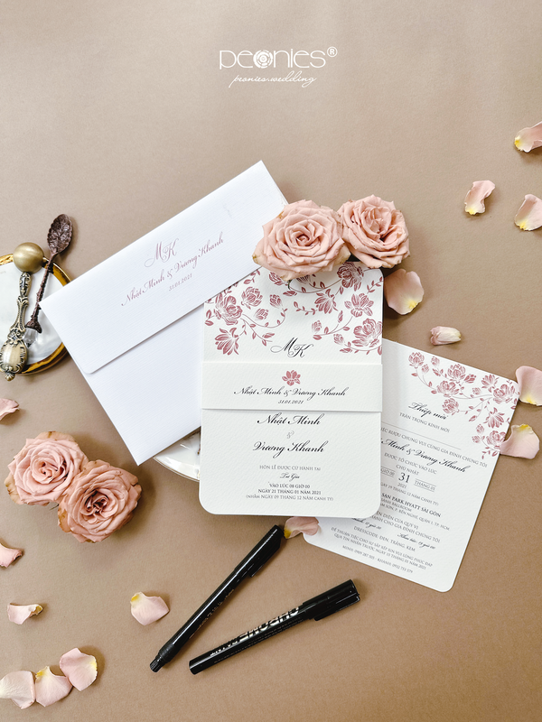 Elegant Gorgeous Magnolia Wedding Invitations P240429