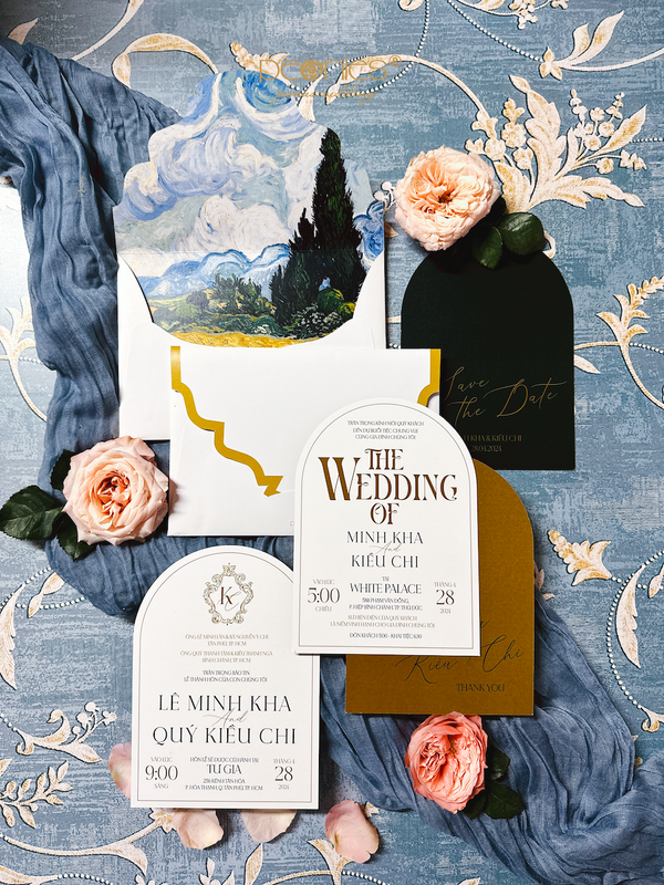 P240391 Art Picture Bohemian Invitations