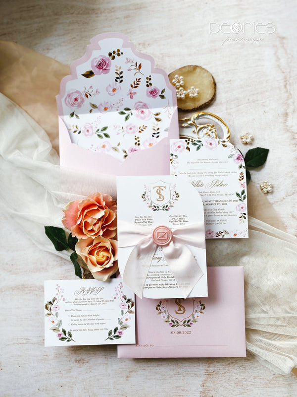 Lời mời P00550 Pink Plus